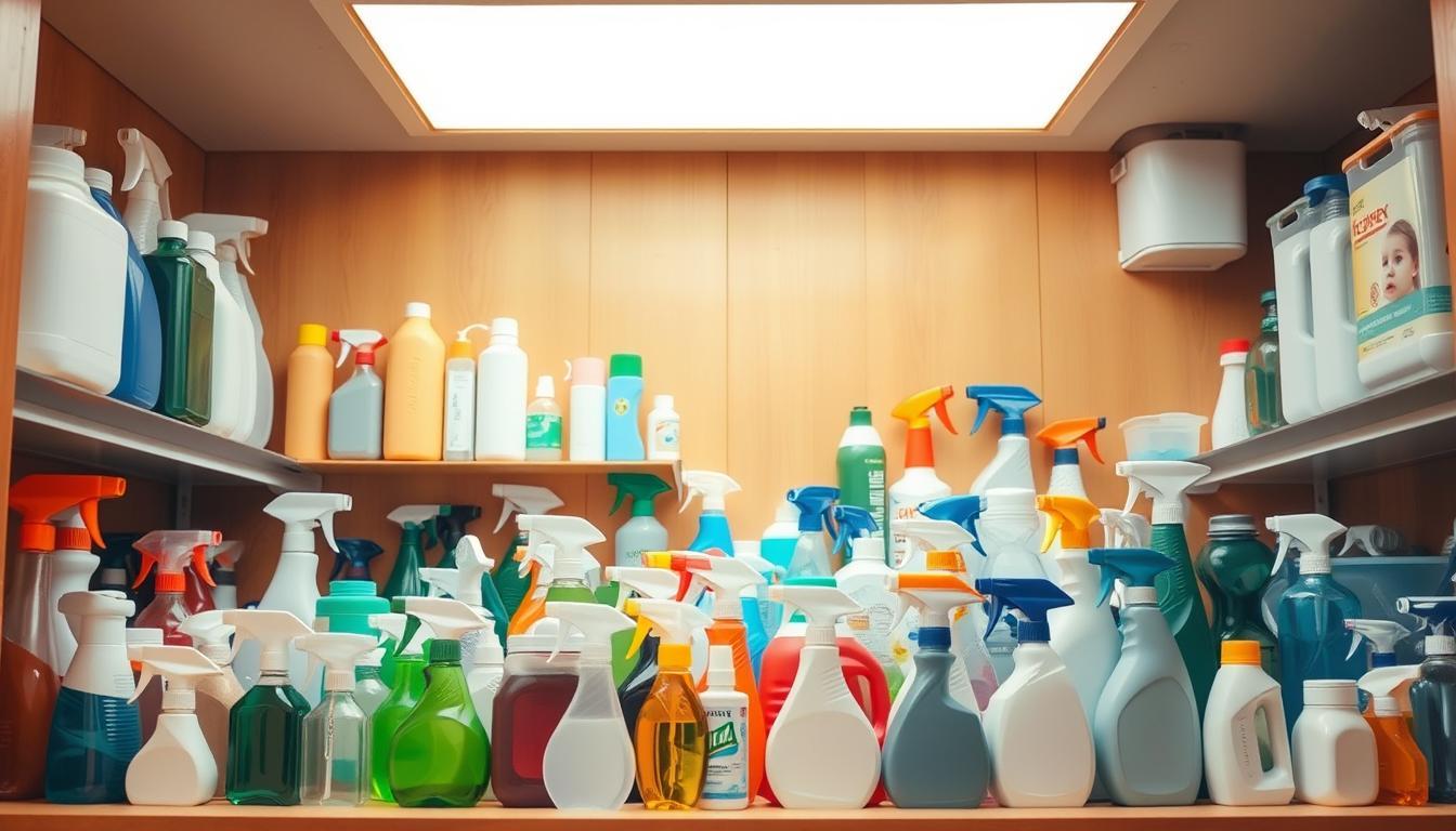 Jak przechowywać środki czystości w domu?