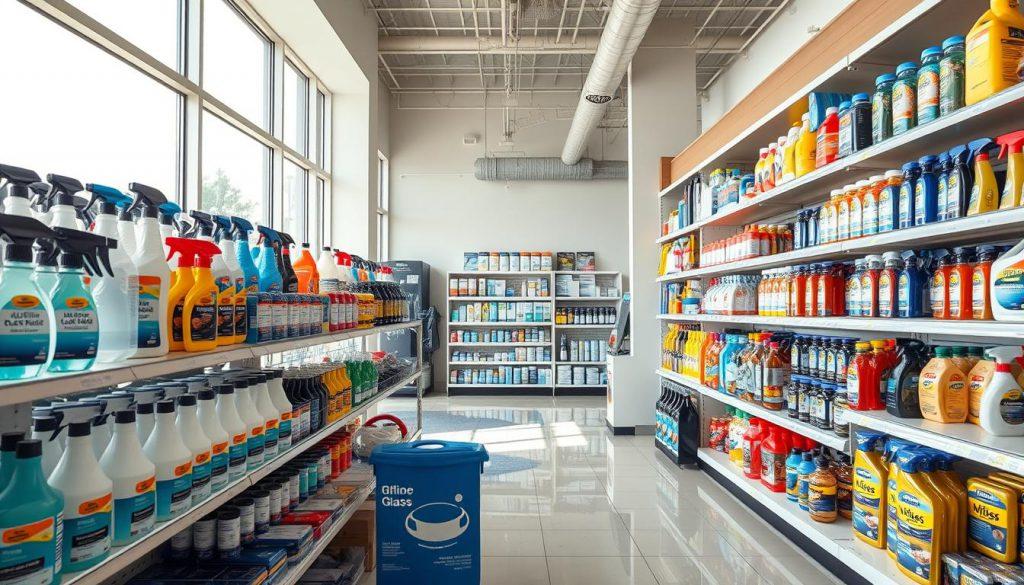 Miejsca zakupu płynów do szyb