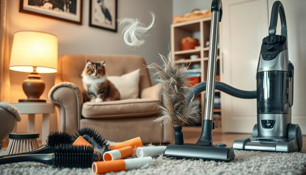 Ograniczanie rozprzestrzeniania się kociej sierści