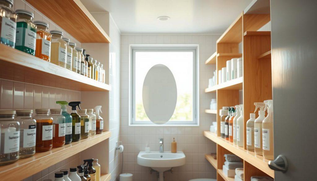 przechowywanie środków czystości w łazience