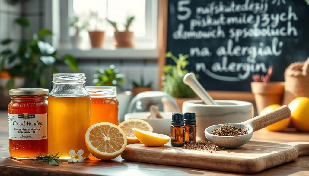 skuteczne domowe sposoby na alergię